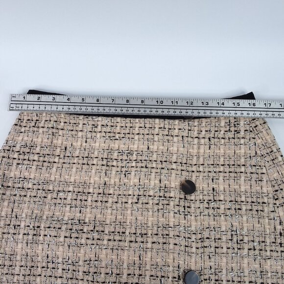 Ann Taylor Black and Tan Mini Skirt - Picture 4 of 7